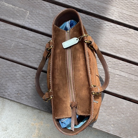 Coach Y2K Hampton Gallery suede tote - Picture 10 of 15